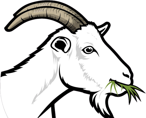 Goats Landscaping goat logo